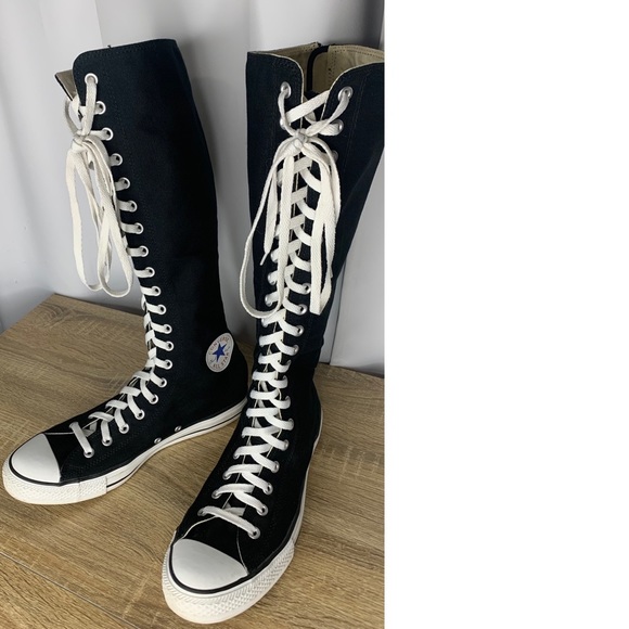 SOLD Converse RARE All Star Chuck Taylor Knee High Shoes Lace Zip Up Men 10 12